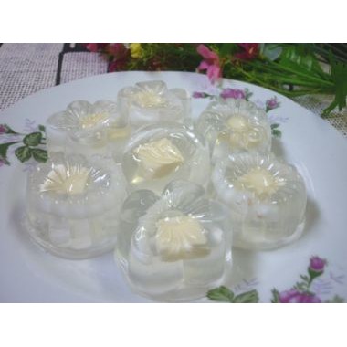 Khuôn rau câu 10 BÔNG hoa hồng, cúc, đào - Ice Tray Flower Shaped / Flower Ice Tray