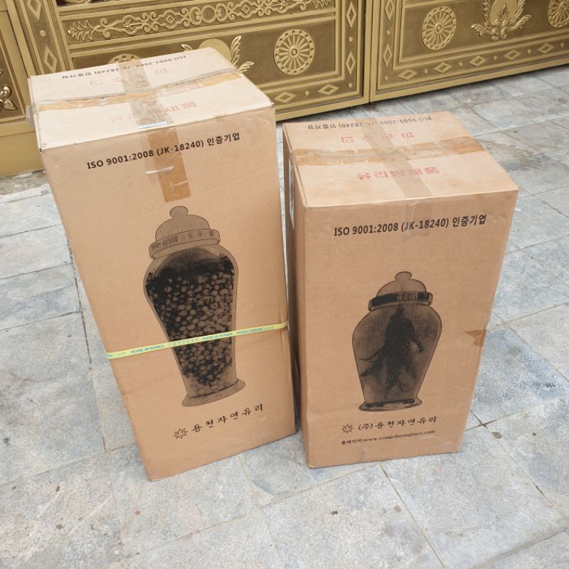 Bình Ngâm Sâm Hàn Quốc Dáng Cao 90cm