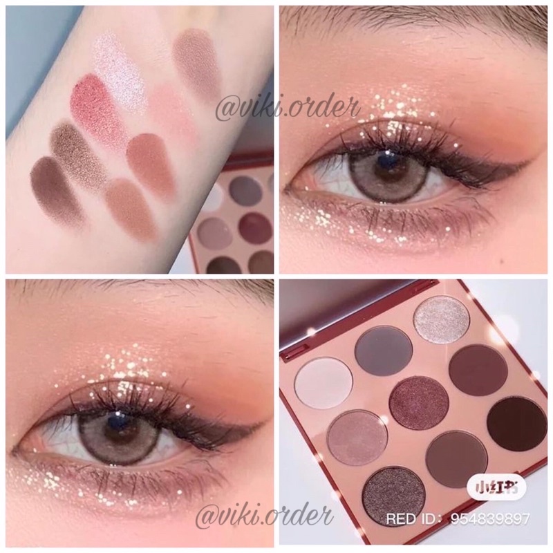 Bảng phấn mắt trang điểm 9 ô Morphe 9V, 9T, 9R, 9E, 9P chính hãng [Bill Mỹ]