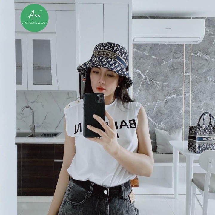 Mũ Bucket Thời Trang Cao Cấp 2021, Họa Tiết Bắt Mắt, Màu Sắc Thời Thượng, Chất Vải Dày Dặn, Hàng Loại 1 Full Tag Code