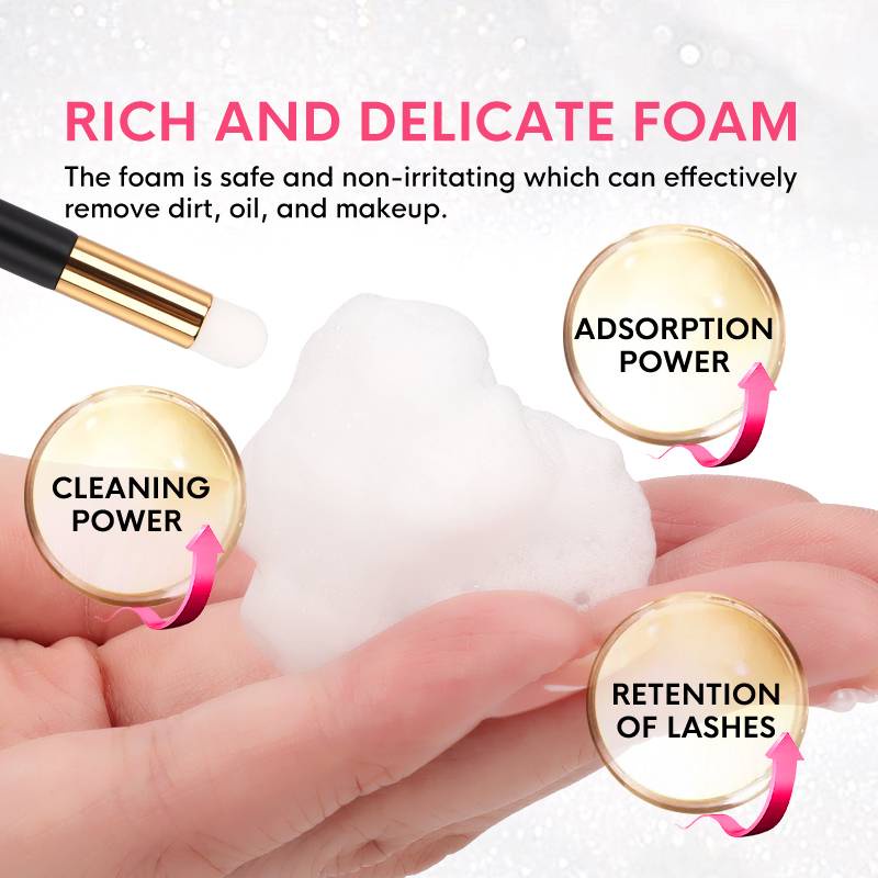 Nước rửa lông mi nối nâng lông mi tạo bọt không gây kích ứng 50ml