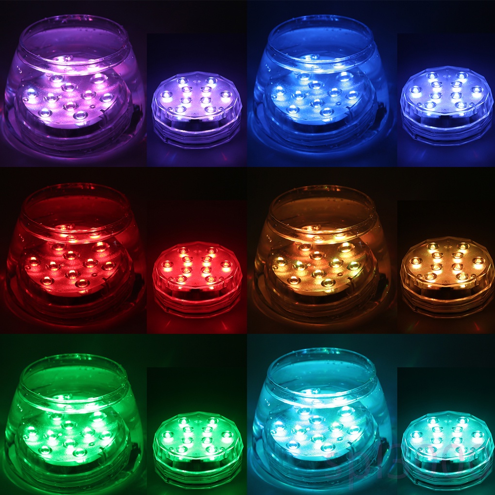 Đèn Led Rgb Chống Thấm Nước Ip67 Kèm Điều Khiển Từ Xa Tiện Dụng Cho Bể Cá