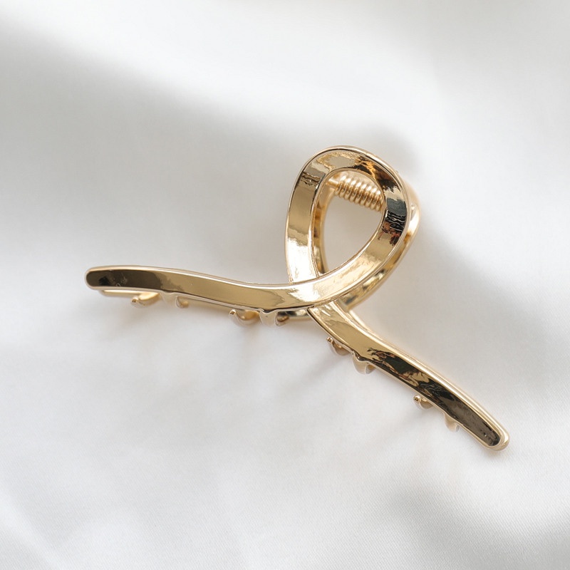 Kẹp tóc hình cá mập bằng kim loại phong cách Hàn Quốc cho nữ