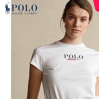 Áo Thun Cotton In Logo Ralph Lauren Thời Trang Mùa Xuân Cho Nữ