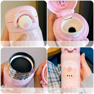 Bình Giữ Nhiệt Gấu Hồng