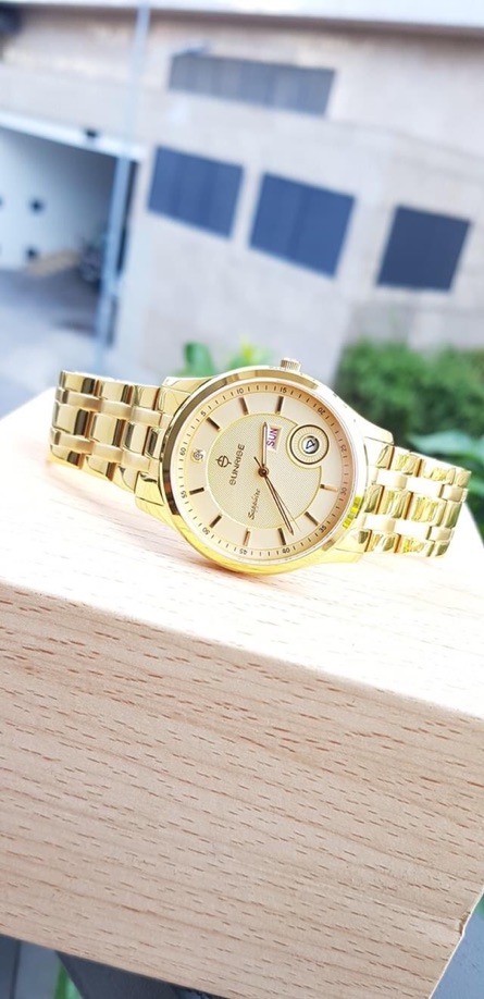Đồng hồ nam SUNRISE 782SWA Full hộp, thẻ bảo hành chính hãng, Kính Sapphire chống xước và nước tốt