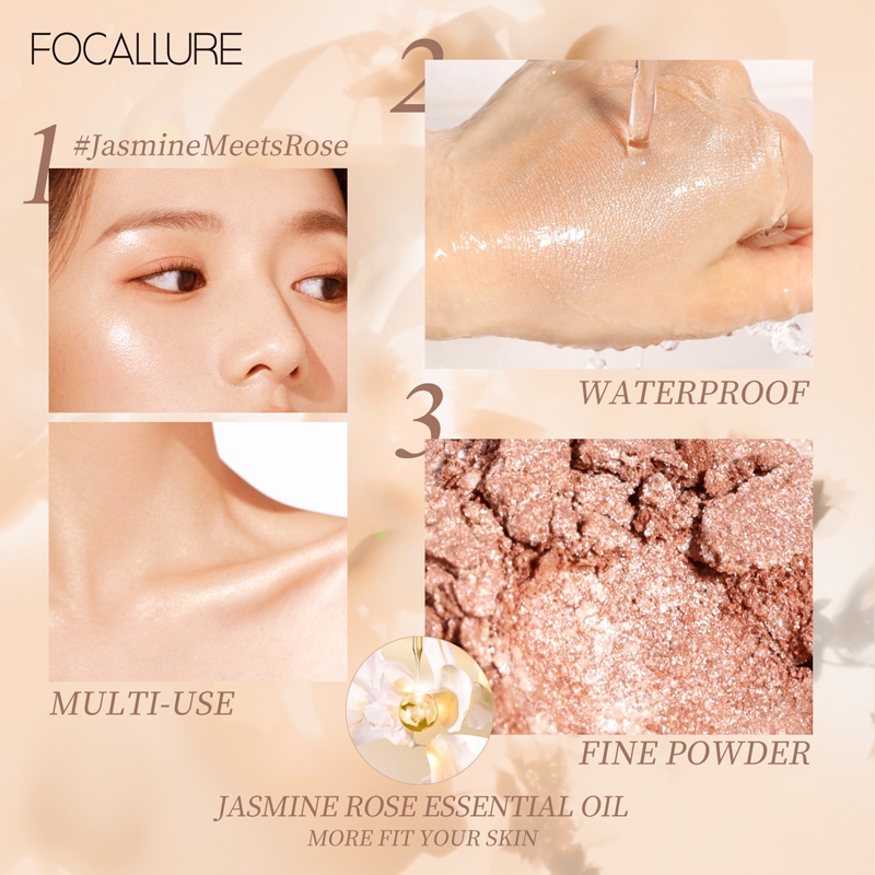 [Hàng mới về] Phấn Bắt Sáng Focallure Trang Điểm Gương Mặt Và Cơ Thể Thời Trang