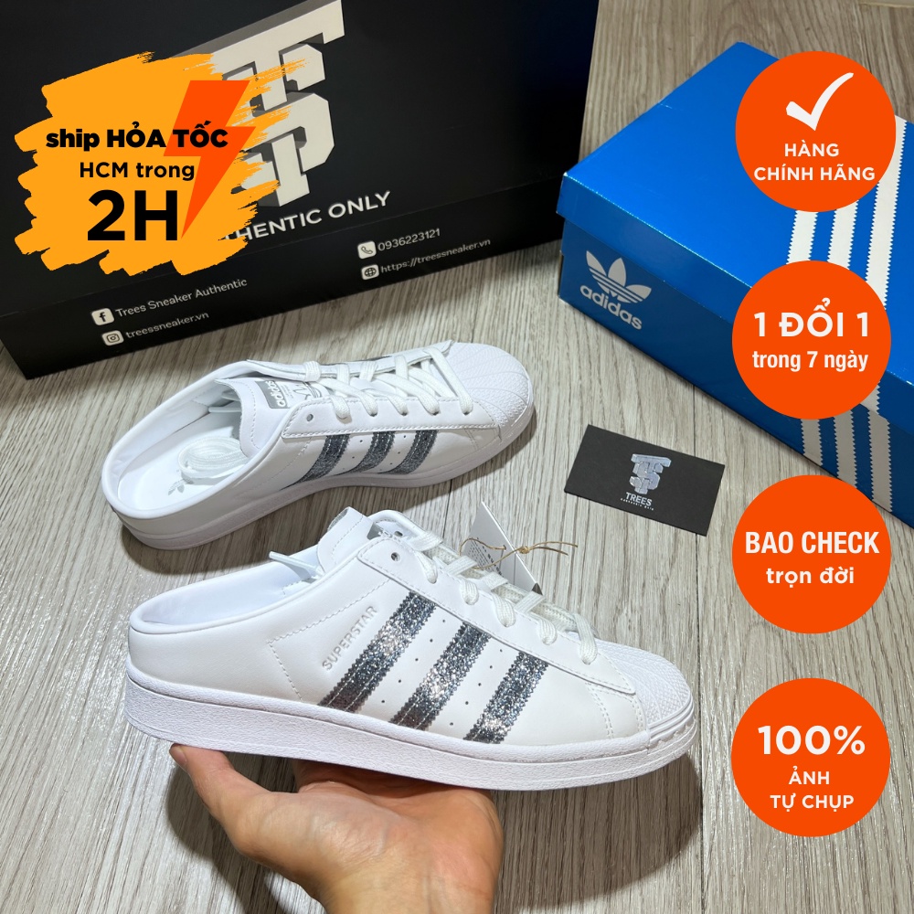 Giày thể thao ADIDAS SUPERSTAR MULE WHITE FZ2260