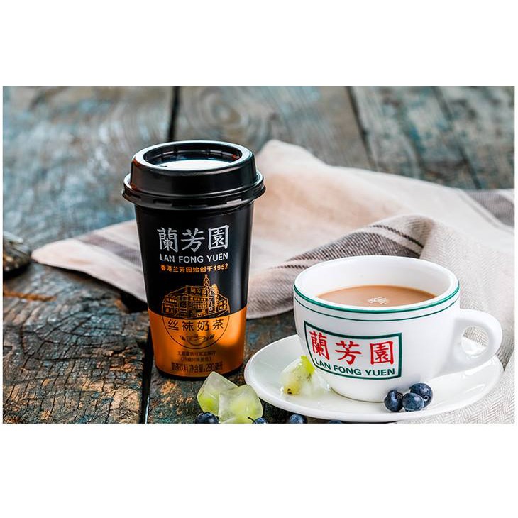 [Hàng Nhập Khẩu] Hộp 6 Ly Trà Sữa Lan Fong Yuen Hong Kong 280ml Sang Trọng Có Quai Xách