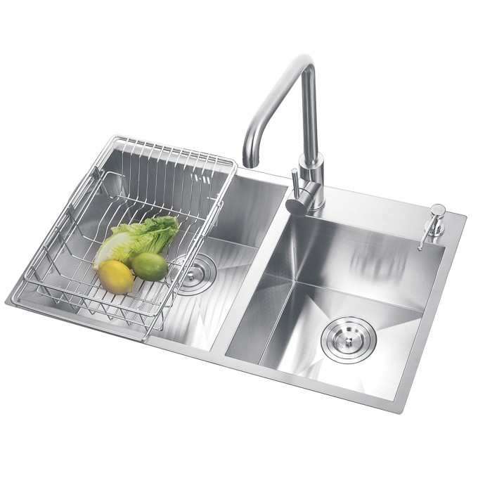 Chậu rửa bát - inox 304 - hàng siêu bền - giá hủy diệt - đủ phụ kiện - tặng kèm rổ đa năng