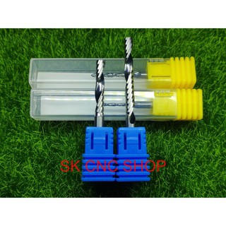 Dao CNC Mũi CNC xoắn 1 me xoắn - Endmill - 4MM - SK CNC SHOP