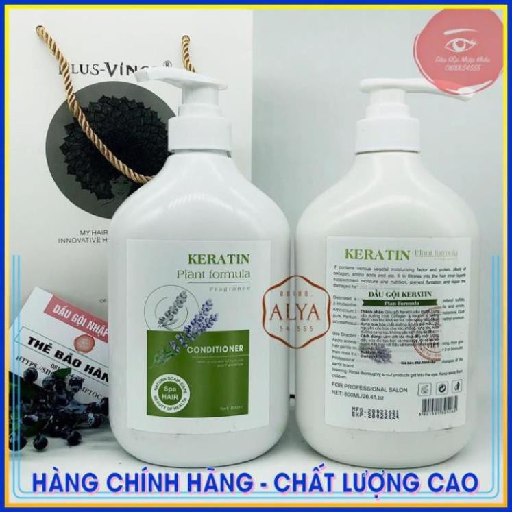 Cặp Dầu Gội Xả Keratin Hoa Oải Hương | Phục hồi Tóc Khô Xơ, Ngăn Rụng Tóc. | BigBuy360 - bigbuy360.vn