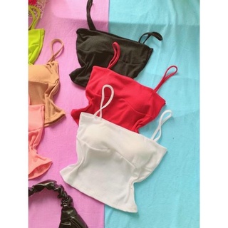 Áo croptop body 2 dây (có mút đệm ngực)