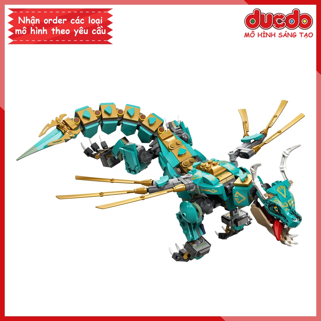 ZM 3082 Lắp ghép Ninjago Rồng Thần Jungle Của Lloyd - Đồ chơi Xếp hình Mô hình Ninja 71746 Jungle Dragon