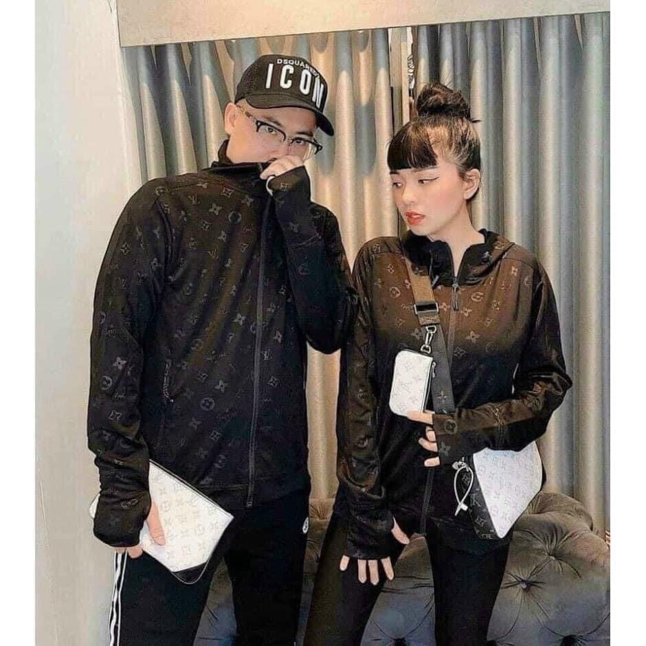 Áo Chống Nắng nam LV cao cấp co dãn 4 chiều cực kì thoải mải chất vải UMi dày dặn lô gô dập nổi siêu chất