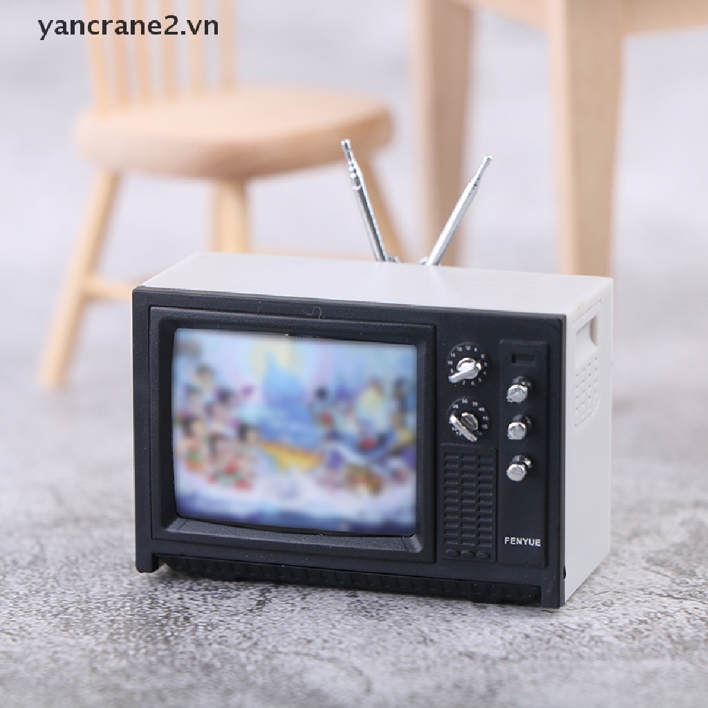 Mô Hình TV Đồ Chơi Mini Phong Cách Cổ Điển {yancrane2.vn}