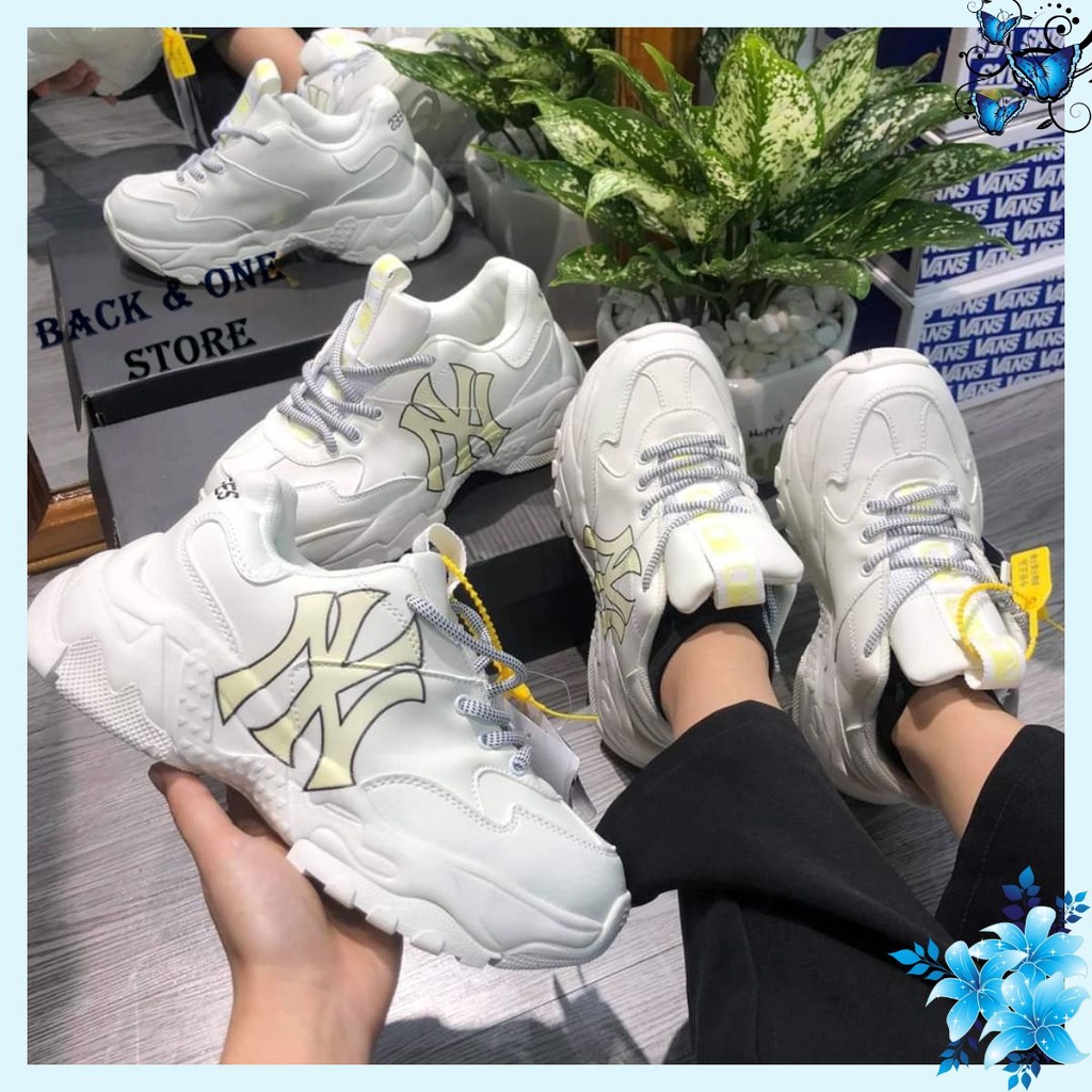 Giày thế thao 𝐌𝐋𝐁 _ NY chữ vàng sneaker nam nữ giày thời trang
