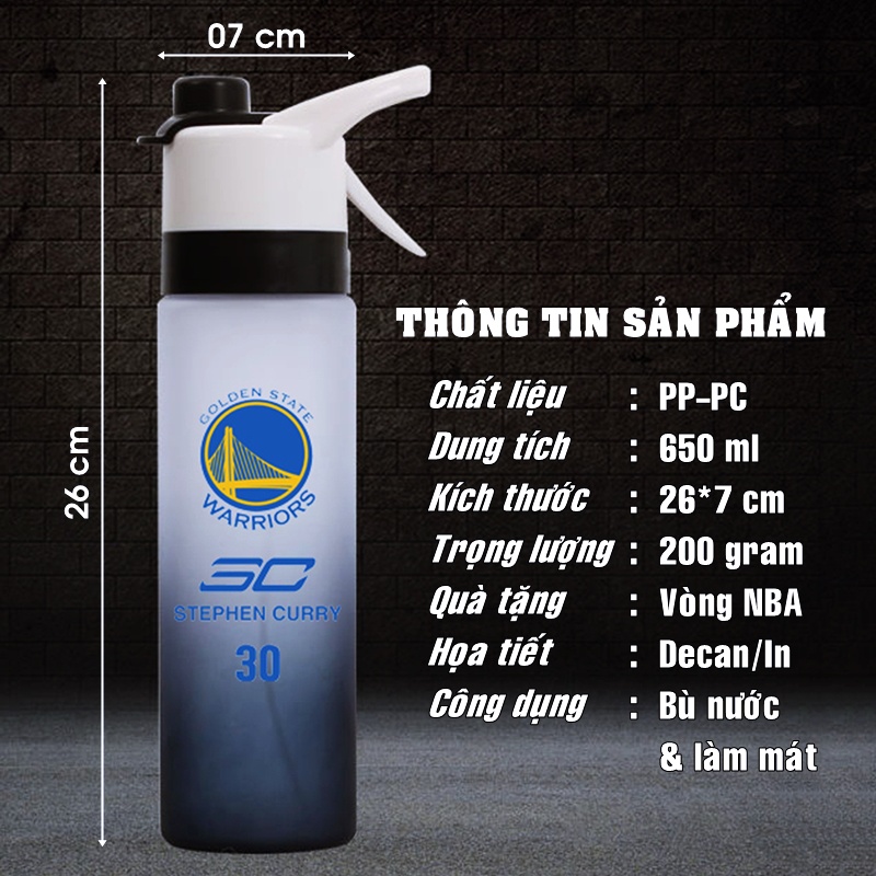 Bình Nước Phun Sương Bóng Rổ, Bình Giữ Nhiệt Nóng Lạnh Bóng Đá 1 2 Lít Giá Rẻ Đi Du Lịch Đạp Xe Tập GymTrẻ Em Đi Học