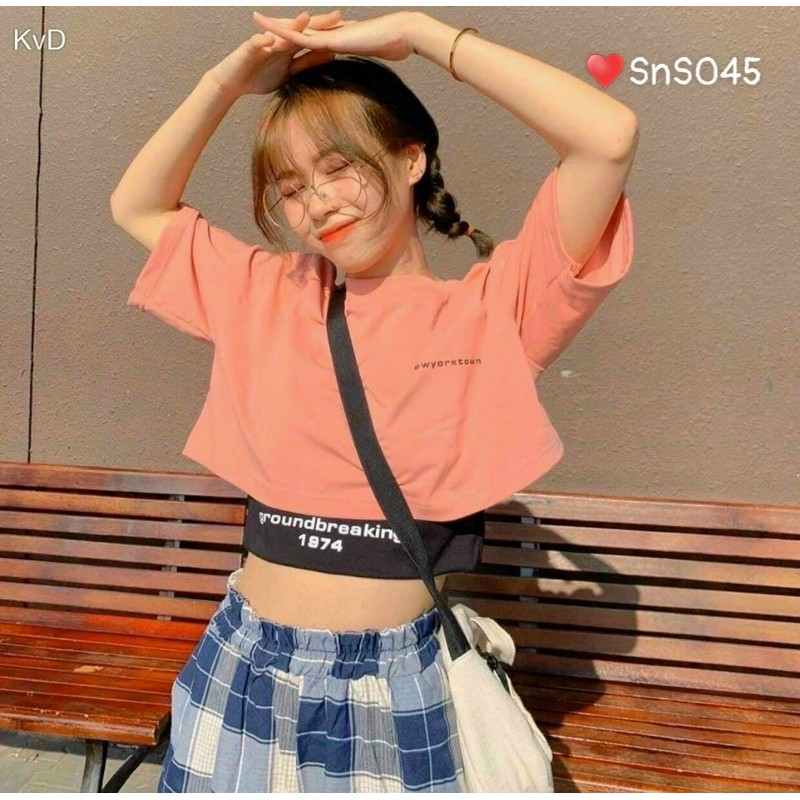 Áo crotop cặp siêu xinh