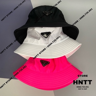 Mũ bucket vải dù tag parda tam giác nón tai bèo unisex cao cấp