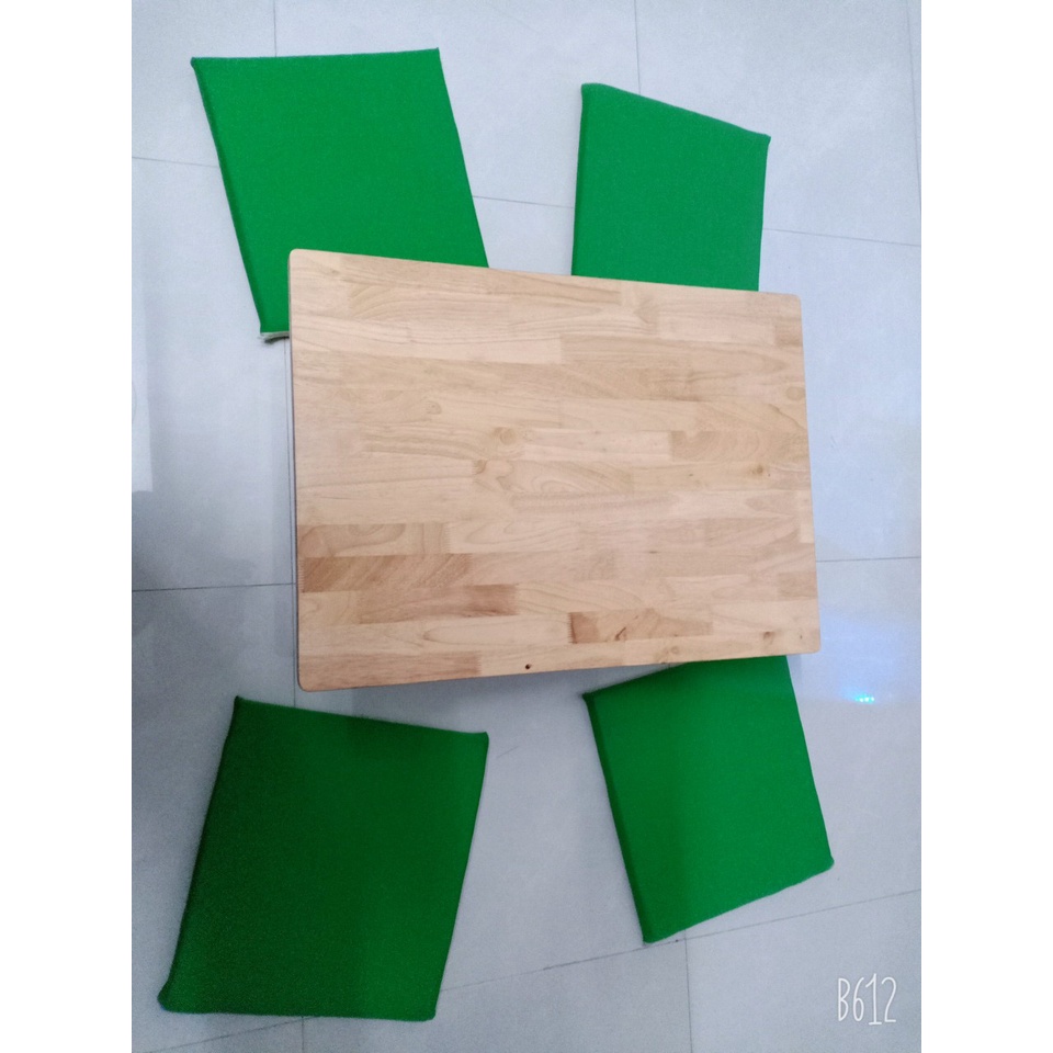 Nệm Bệt VUÔNG Màu Xanh Lá kích thước 40x40x4cm Đệm ngồi bệt học bài, trà sữa, lót ghế tựa lưng xịn xò