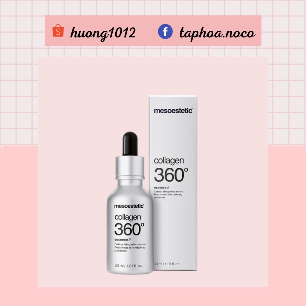 Serum tái tạo da Mesoestetic Collagen 360 Essence 30ml date 10/2024