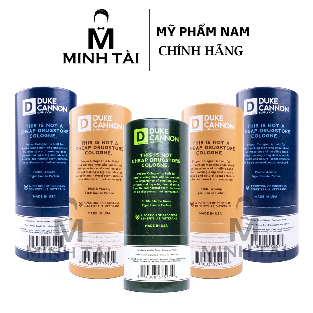 Nước Hoa Nam Cao Cấp DUKE CANNON Proper Cologne 50ml - Hàng Chính Hãng