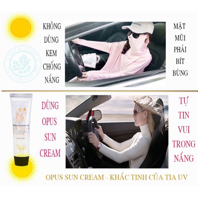 Kem chống nắng OPUS SUN CREAM Hàn Quốc