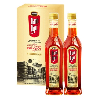 Nước mắm Nam Ngư ủ chượp và đóng chai tại Phú Quốc