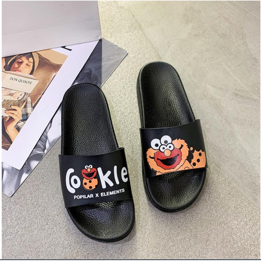 JY202 Dép quai ngang in hình COOKLE đáng yêu