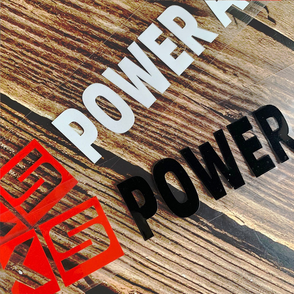 Nhãn Dán Trang Trí Xe Hơi Chống Thấm Nước Hình Xẻng Độc Đáo 45Cmx3.8Cm