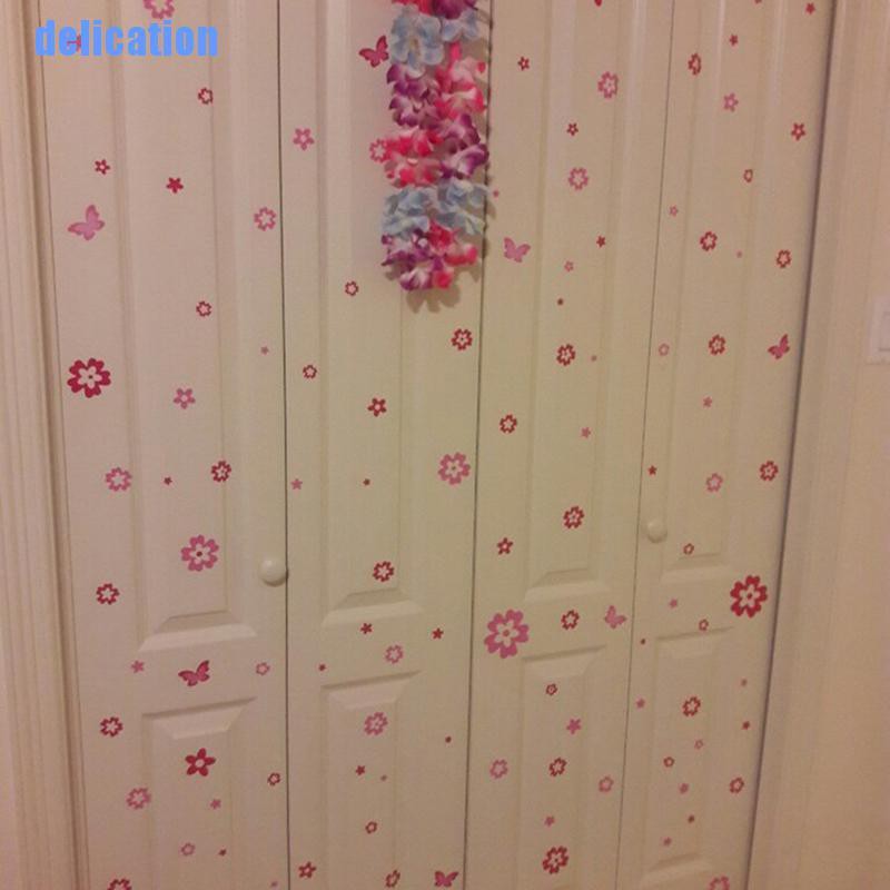 Bộ 108 Bông Hoa Và 6 Sticker Dán Tường Độc Đáo