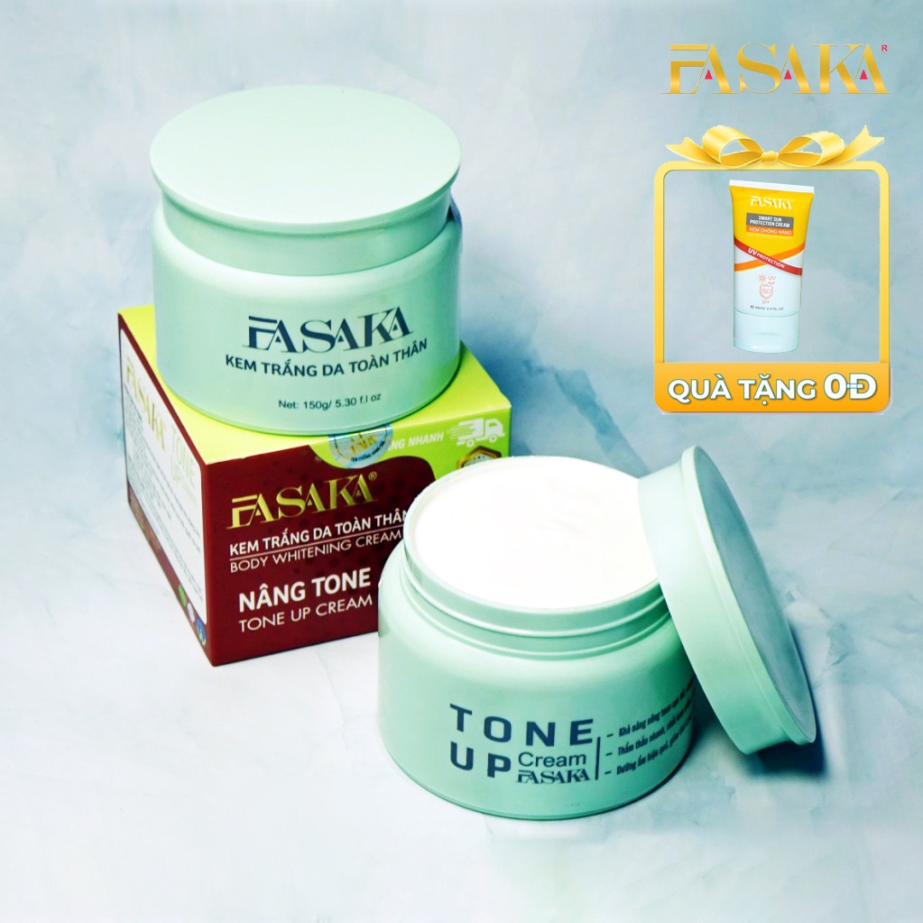 Kem Cốt Dưỡng Trắng Da Body WHITENING CREAM FASAKA Chính Hãng 150gr