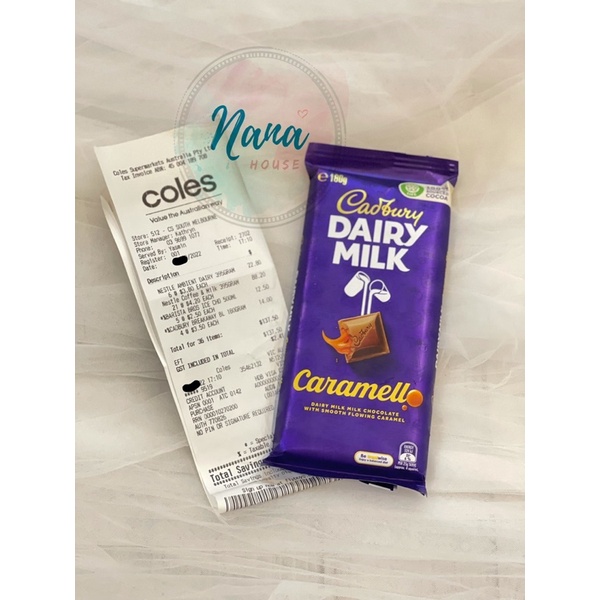 Chocolate Cadbury Dairy Milk thanh lớn 180gr cực nhiều vị - bill ✈️ từ Úc