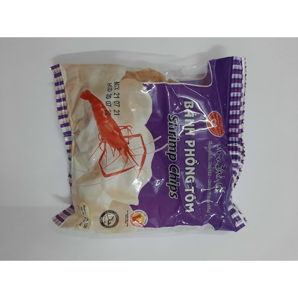 Bánh phồng tôm, phồng tiêu Bích Chi 100g