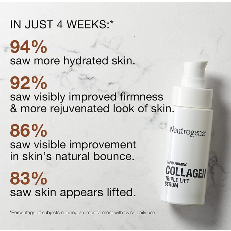 Tinh Chất Neutrogena Rapid Firming Collagen Triple Lift Serum