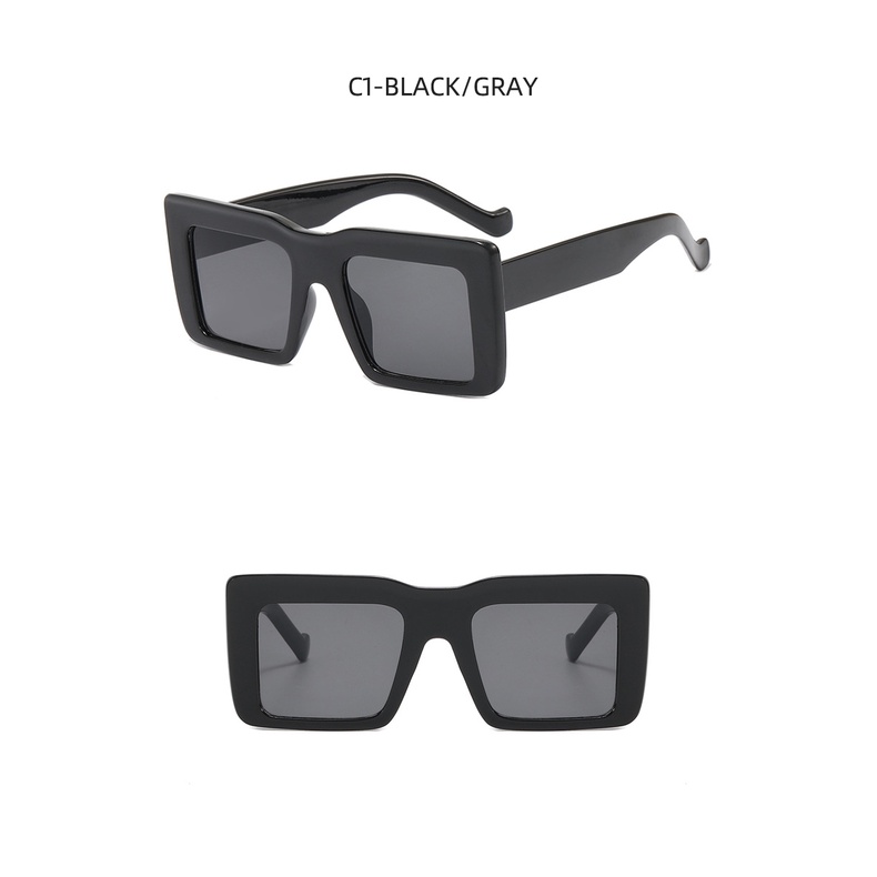 Kính Mát Gọng Vuông To Thời Trang Unisex 2022