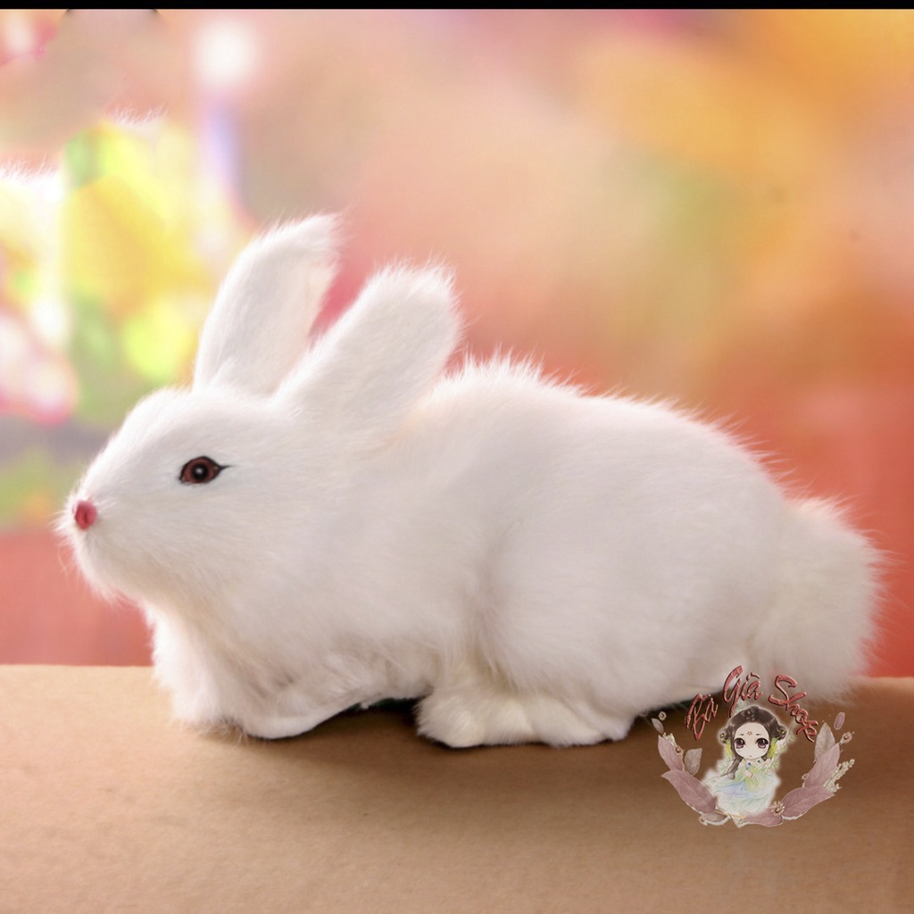 Thỏ ngọc hằng nga đạo cụ chụp hình trang trí