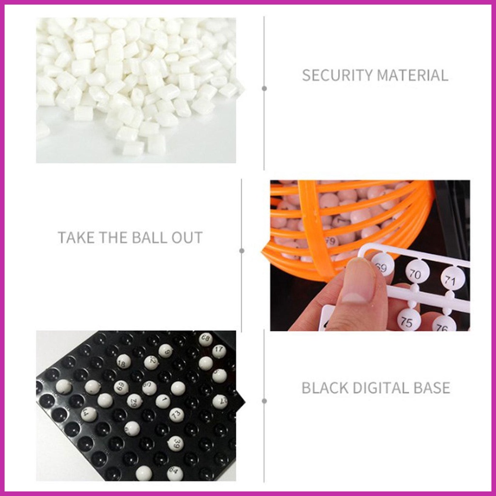 Bộ Trò Chơi Bingo Mini Có Lồng Nuôi Bingo Vui Nhộn Cho Bé