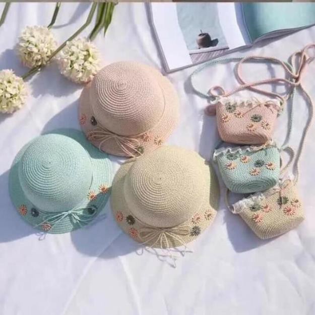 Set túi và mũ cho bé