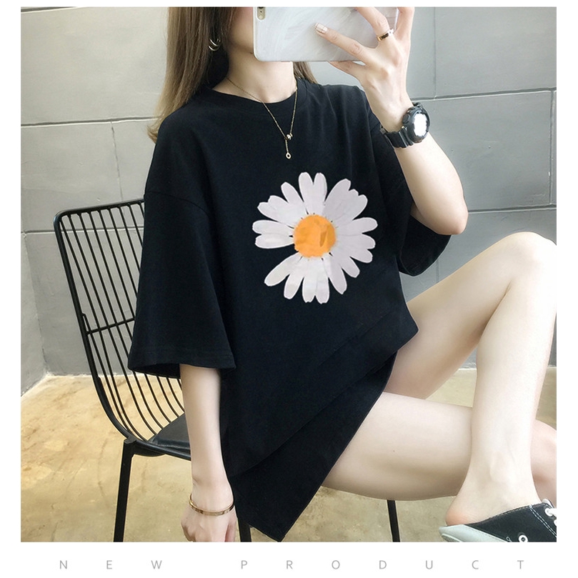 NRVP Áo thun tay ngắn dáng suông thời trang mùa hè 2020 cho nữ