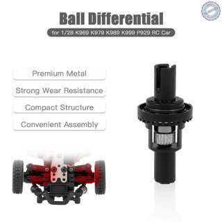 Adjustable Ball Differential 1/28 RC Car Parts Upgraded Ball Bearing Ball Joint Kit for WLtoys K989 RC Car