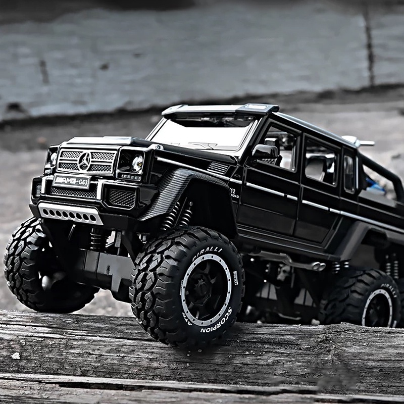 Mô Hình Xe Hơi Mercedes Benz G63 6X6 Bằng Hợp Kim Tỉ Lệ 1: 28