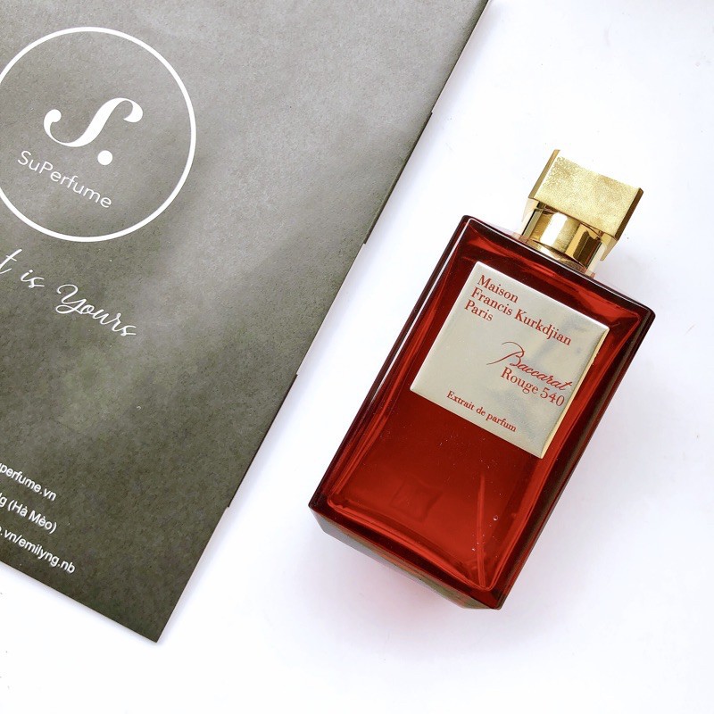 Nước hoa dùng thử MFK Baccarat Rouge 540 Extrait ᴮᴱᴱᴾᵉʳᶠᵘᵐᵉ