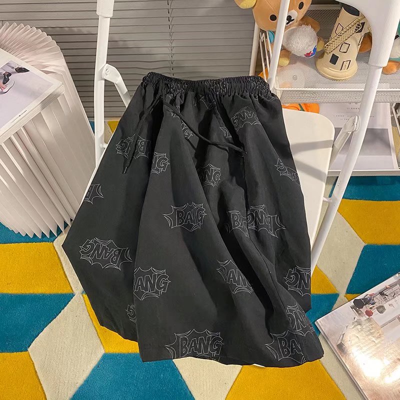 Quần short thể thao dáng rộng in chữ thời trang mùa hè mới dễ phối đồ cho cặp đôi M-2XL