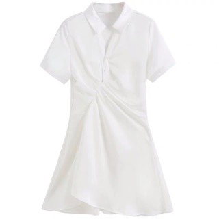 {order bigsize,S-4xl}Váy cổ đức eo triết li thời trang