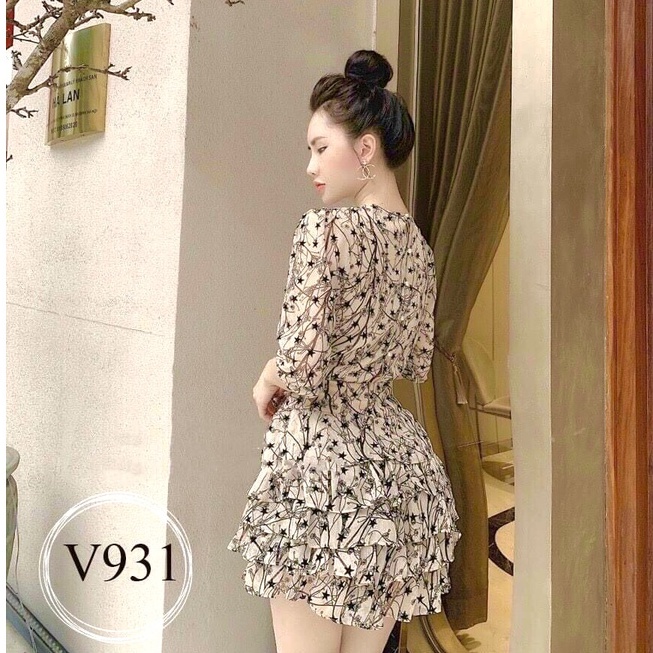 Đầm nữ, váy hoa nhí chất voan mềm mịn, đầm thiết kế siêu sang, váy dự tiệc cưới siêu đẹp VILUSA | BigBuy360 - bigbuy360.vn