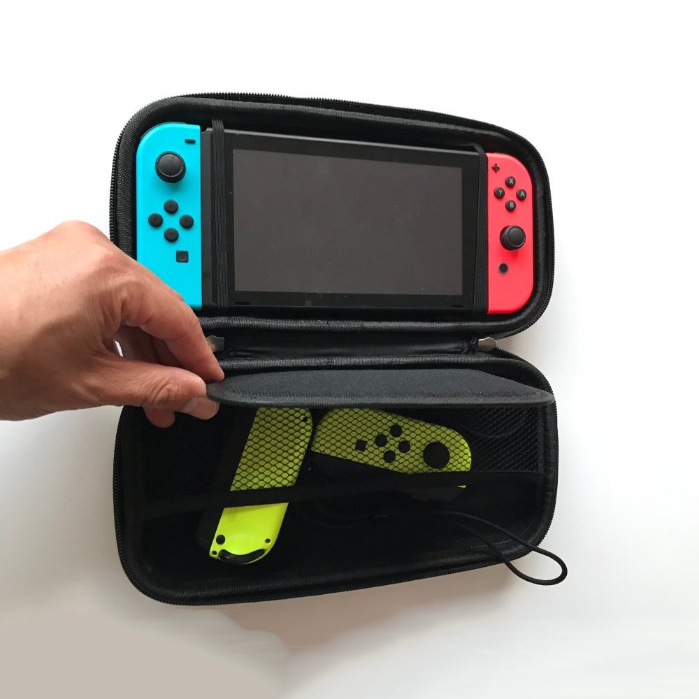 Hộp cứng đựng tay cầm chơi game Nintendo Switch có 10 ngăn đựng thẻ game