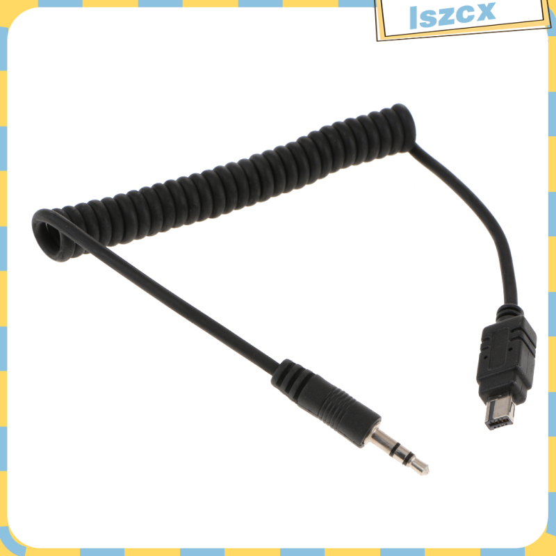 3.5mm to MC-DC2 N3 Remote Shutter Release Connecting Cord Cable for Nikon D7000,D5100,D5000,D3200,D3100,D90