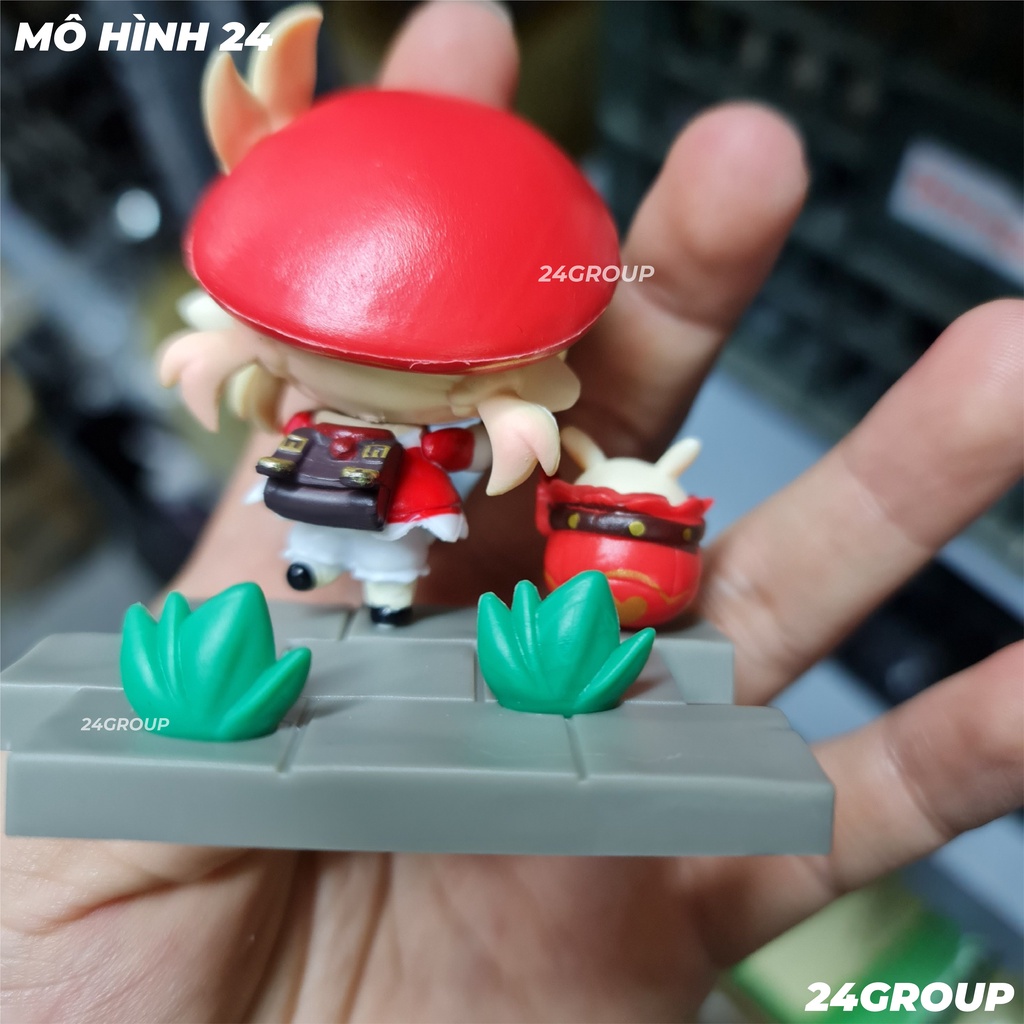 ✔️ Mô hình đồ chơi tượng nhân vật game Genshin Impact các hệ Diluc Ragnvindr klee venti fishil kaeya barbara Pegg chibi